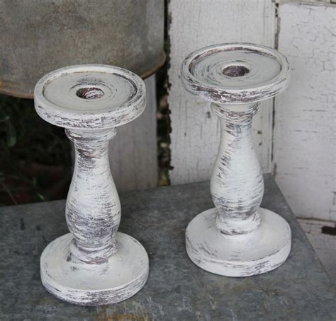 white metal house candle holders|distressed white candle holders.